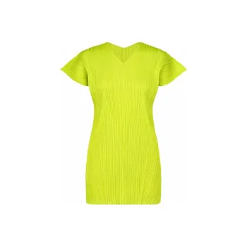 PLEATS PLEASE ISSEY MIYAKE SS22 Regular T Shirt Women's Yellow