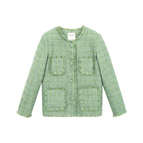 Xu Daqing Crop Tops Women's Champs Élysées Green