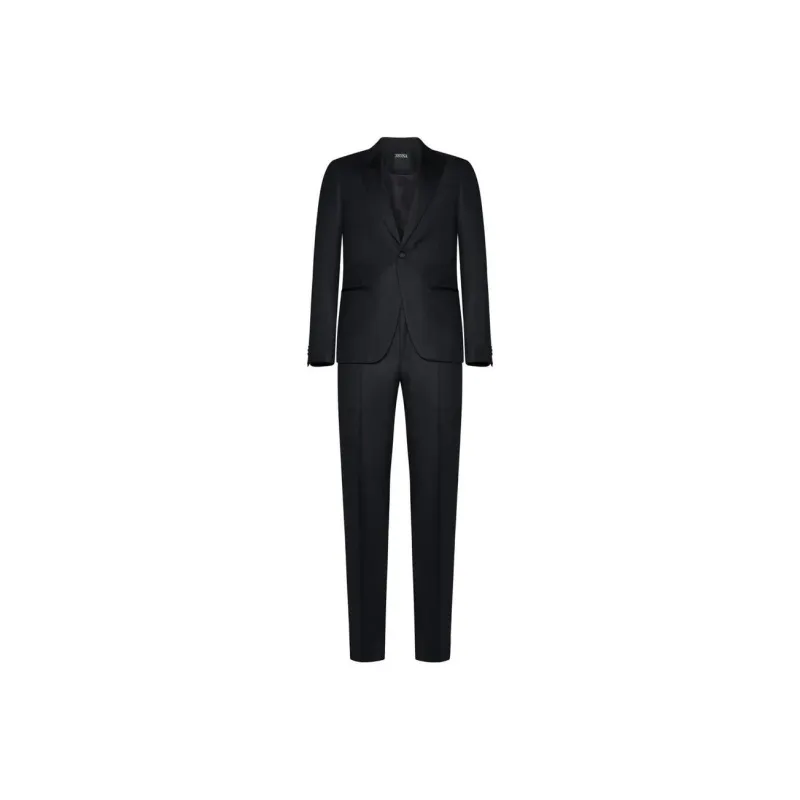 Ermenegildo Zegna Single Breasted Two Piece Tailored Suit-0