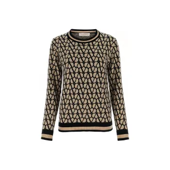 Valentino Monogram Crewneck Sweater