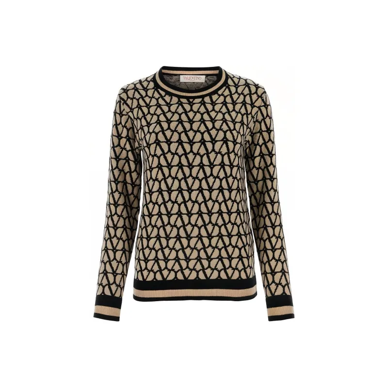 Valentino Monogram Crewneck Sweater-0