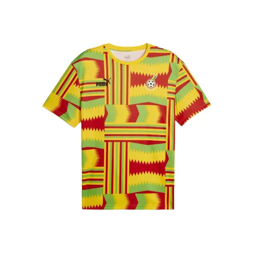 PUMA Ghana FtblCulture Ghana FtblCulture Jersey Men Soccer Jersey Men's Yellow