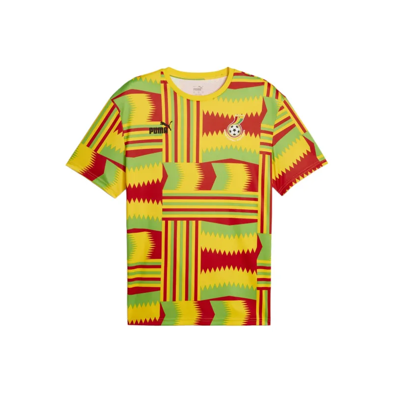 PUMA Ghana FtblCulture Ghana FtblCulture Jersey Men Soccer Jersey Men's Yellow-0