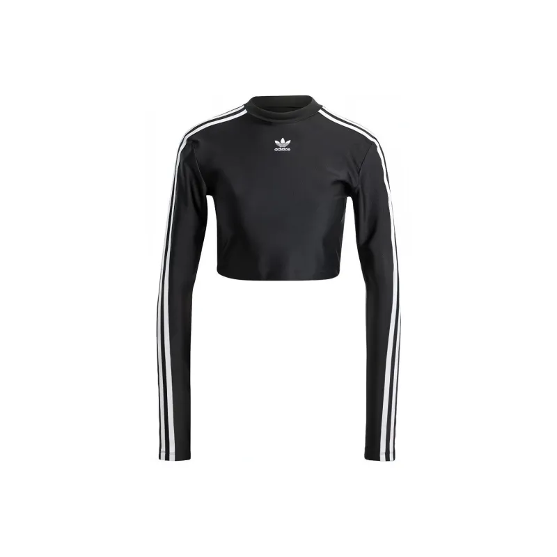 Adidas Originals 3 Stripes Cropped T shirt-0