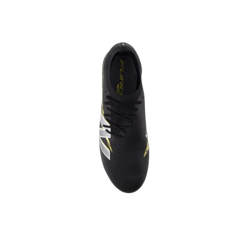 New Balance FURON TEAM V8 HG Rubber Short Studs Soccer Shoes Unisex Black-4
