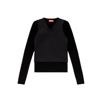 DIESEL M Rosel Knitted V Neck Top