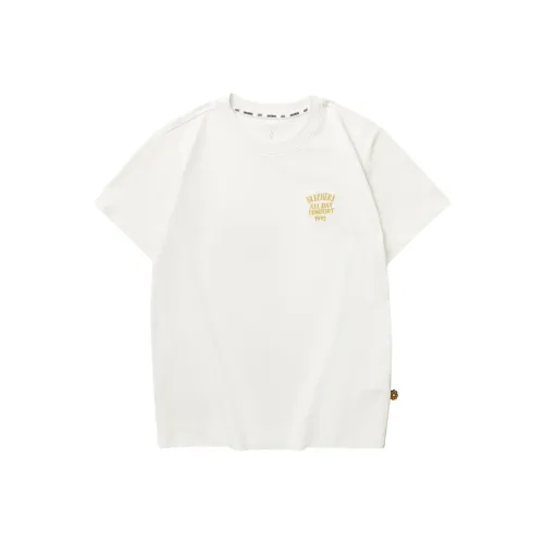 Skechers Set in Sleeve T Shirt Women's Marshmallow White