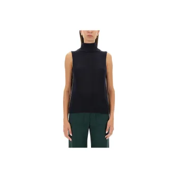 Paul Smith High Neck Ribbed Hem Vest