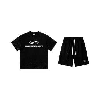 WARNING LIGHT Casual Sportswear Unisex Black