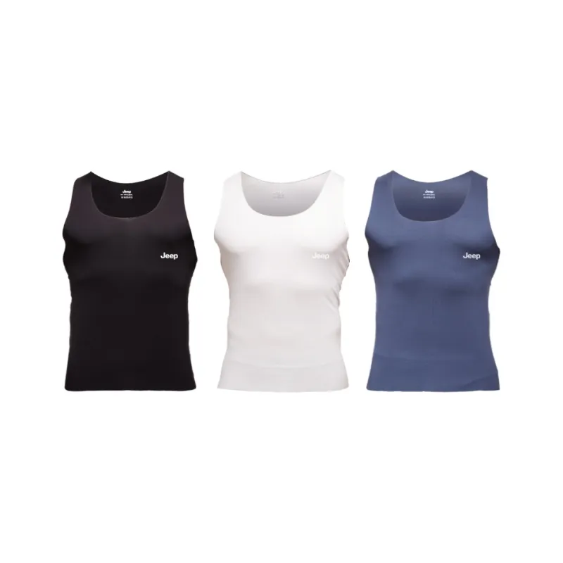 Jeep Fashion Sports Collection Tank Top Men's 3 Pack-0