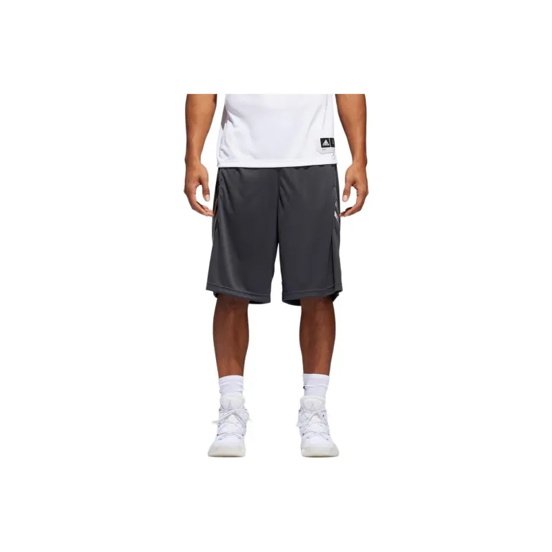 Adidas Sports Shorts Men's Dark Heather Gray/Light Gray-0