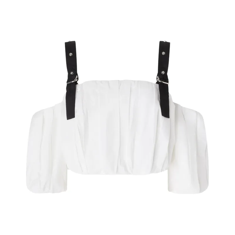 PINKO Adjustable Cropped Top-0
