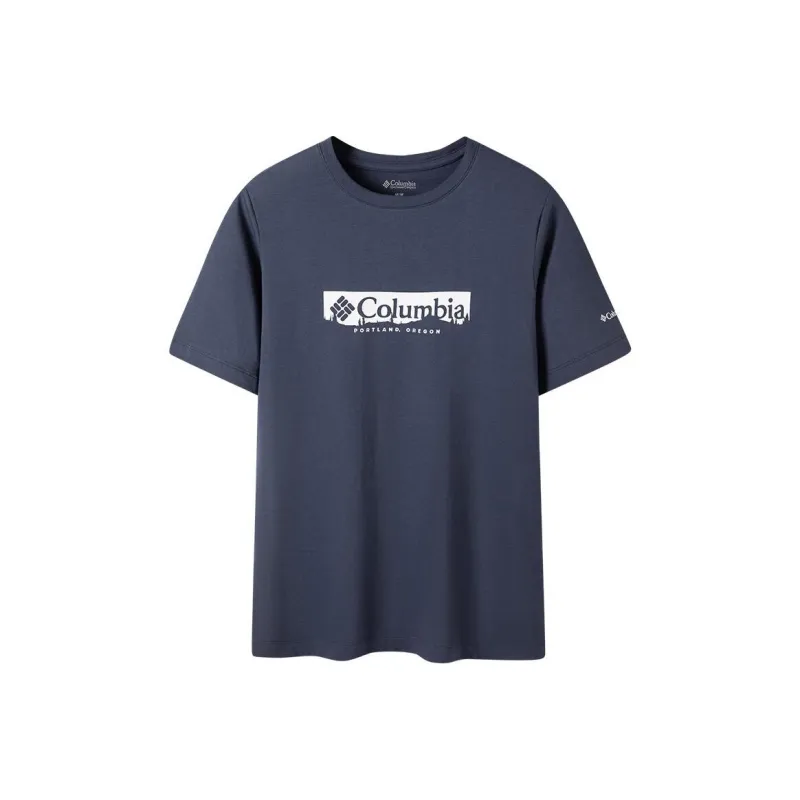 Columbia City Outdoor Collection Regular T Shirt Women's Blue-0