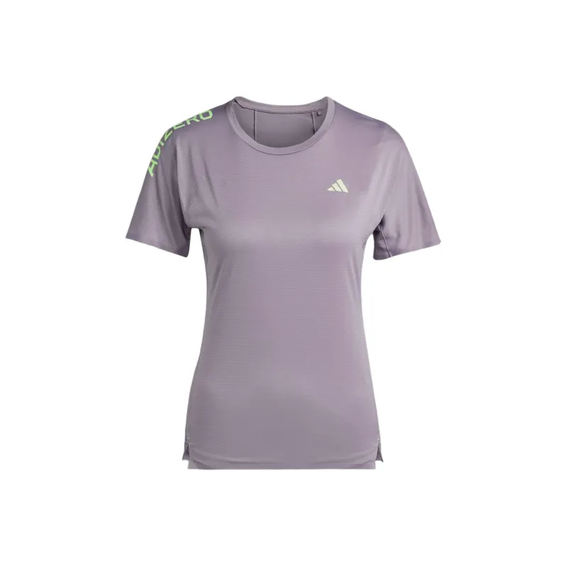Adidas Adizero Running T-Shirt T-Shirt Women's Purple-0