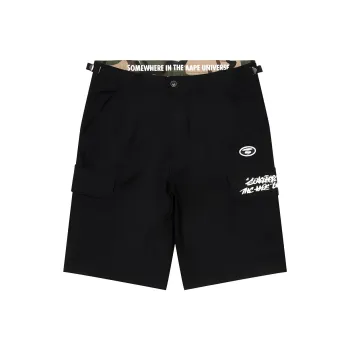 Aape Logo appliqué Cargo Shorts