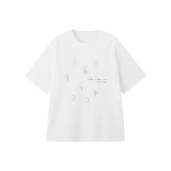 LEDIN T Shirt Women's Mist White In Stock