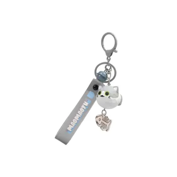 Jinnew PVC+ Alloy Keychains Unisex 3cm Height