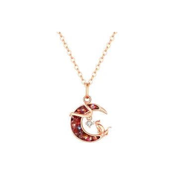 Treasure Flaws S999 Fine Silver Necklaces Women's