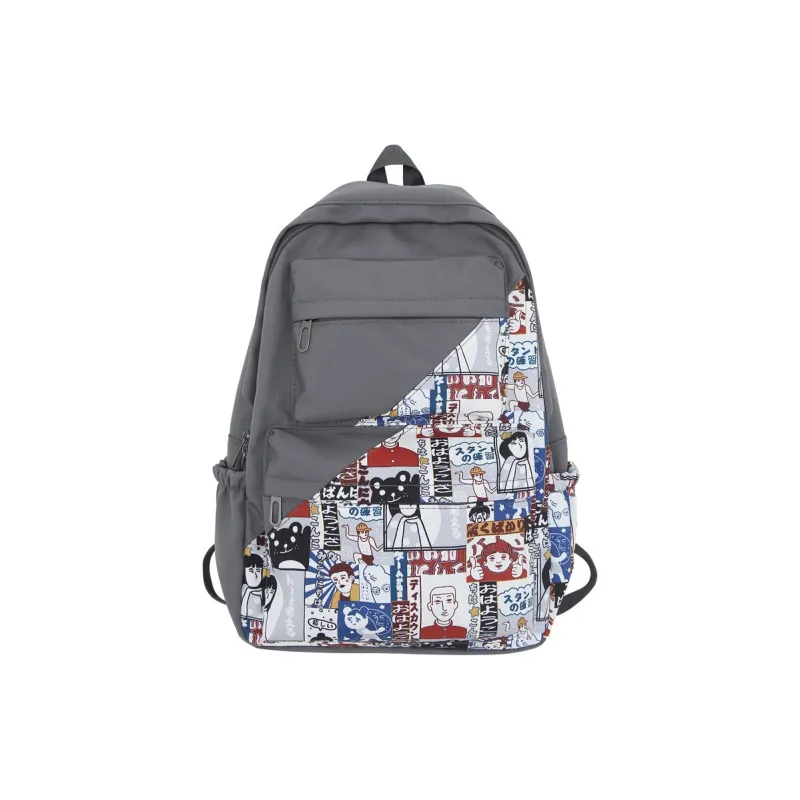 G FAVOR Nylon Backpack Regular Unisex Multicolor-4