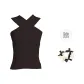 (Black+Bowknot Hair Tie) Comes with