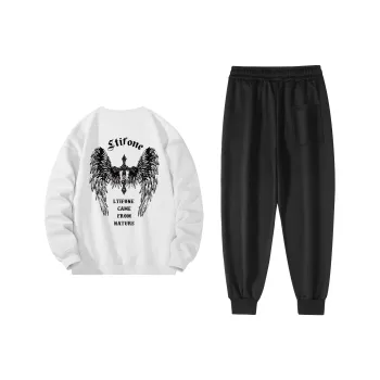 LTIFONE Sweatshirt Sets Unisex