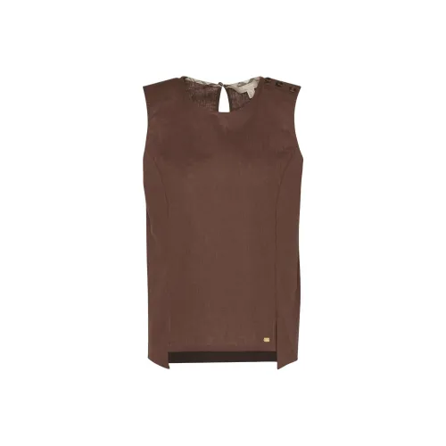 BARBOUR Tank Tops Women's Brown