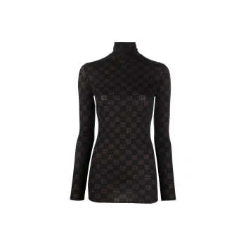 AMBUSH Monogram Fitted Turtleneck 'Black'