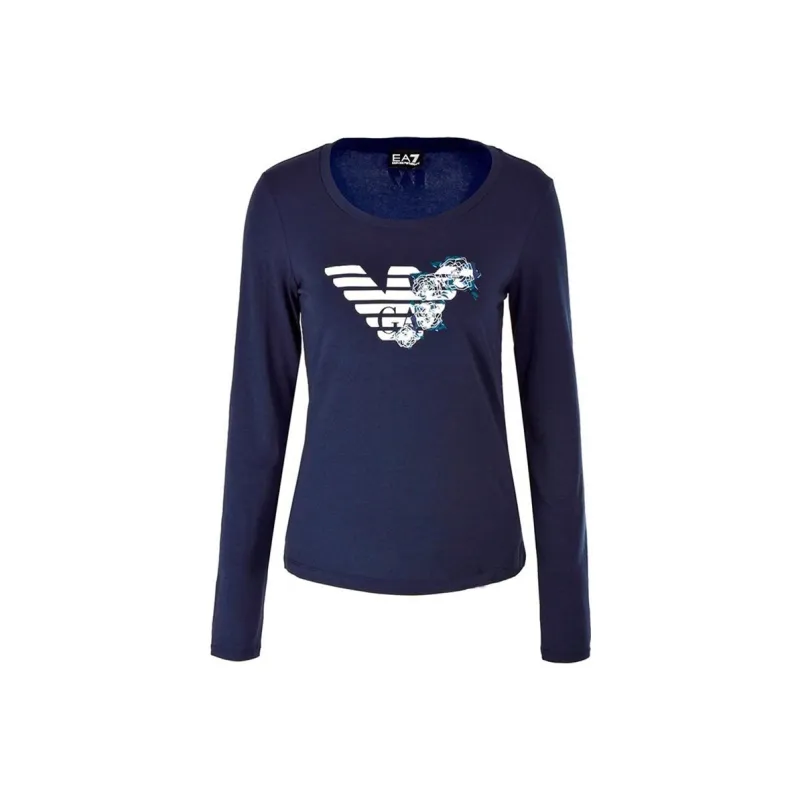 EMPORIO ARMANI T Shirts Women's Navy Blue-0