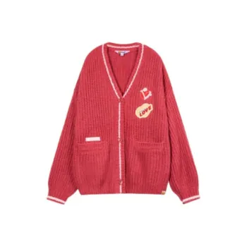 B.Duck Sweater Women's Vintage Red