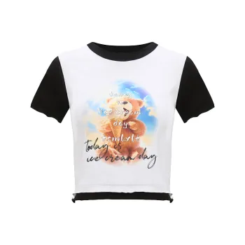 TSMLXLT T Shirt Women's Raw White