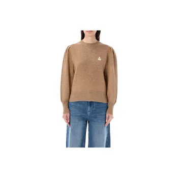 ISABEL MARANT ETOILE Kelaya Logo-Embroidered Crewneck Jumper