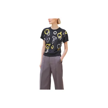 HERMES Sweater Women's Blue Black