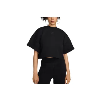 Nike Sportswear Tech Fleece Women's Oversized Short Sleeve Cropped Top