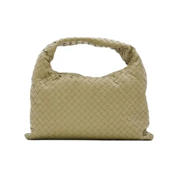 Bottega Veneta Intrecciato Leather Handbag Small Size Women's Beige