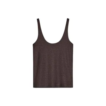 ZARA Tank Tops Women's Chocolate Brown