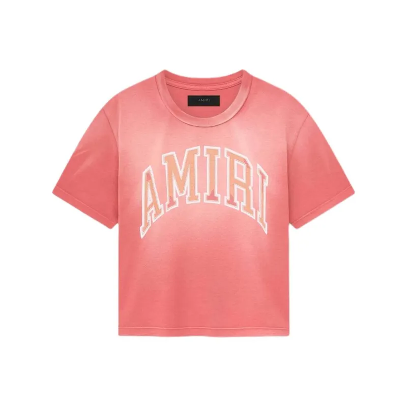 AMIRI Vintage Baby Tee 'Flamingo Pink'-0