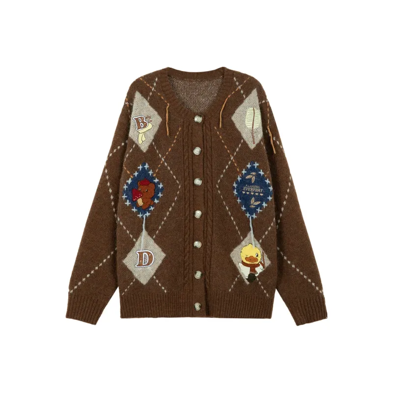 B.Duck Sweaters Women's Brown-0