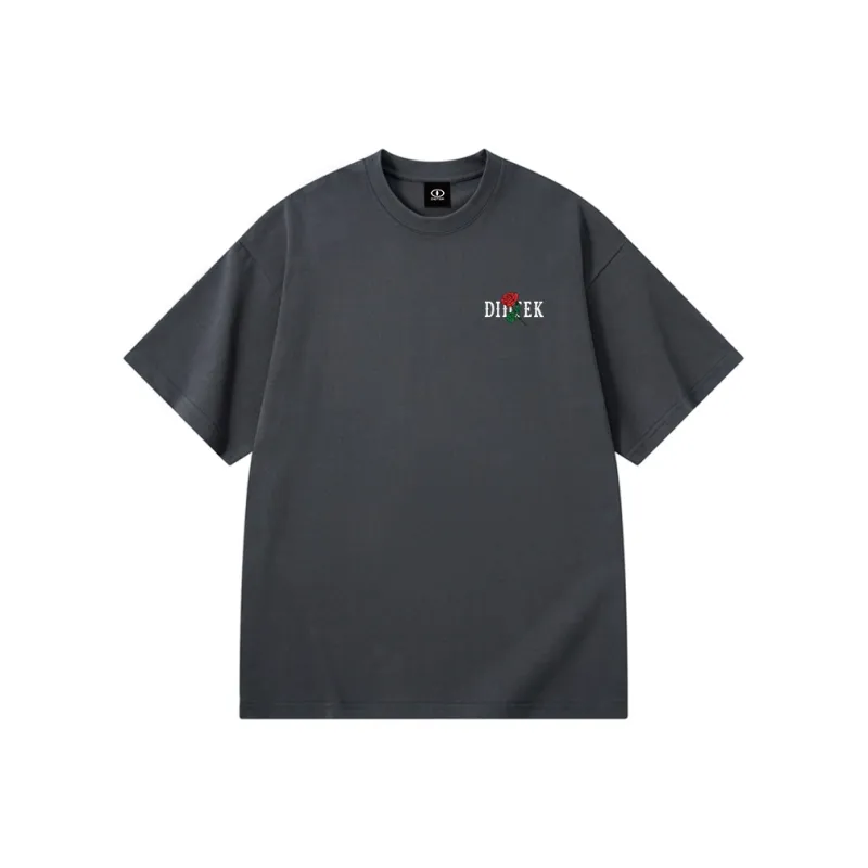 DIDTEK Drop Shoulder Sleeve Short Sleeved T Shirts Unisex-2