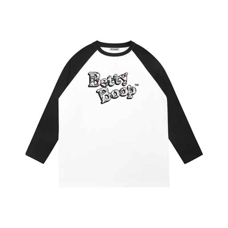 BETTY BOOP T Shirt Unisex White/Black-0