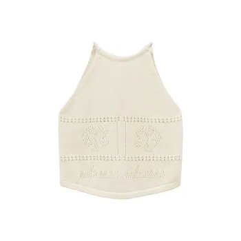 CHUU Tank Top Women's White Apricot