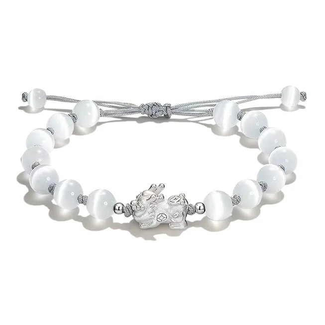 Inkopper Glass Cat Eye Bracelets Unisex-0