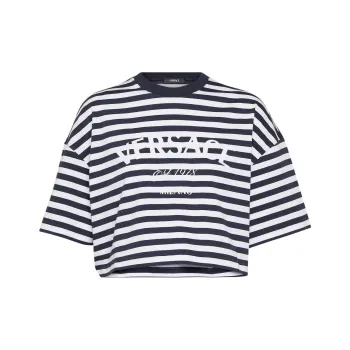 VERSACE L'Ancora VERSACE Cropped T shirt