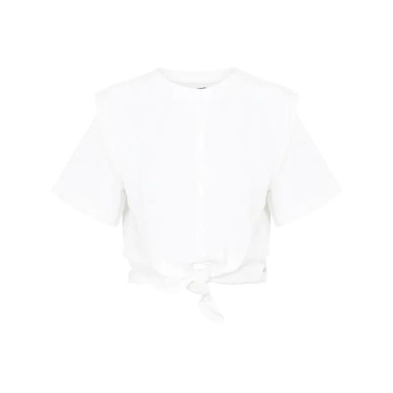 ISABEL MARANT Belita Tie-waist T-shirt-0