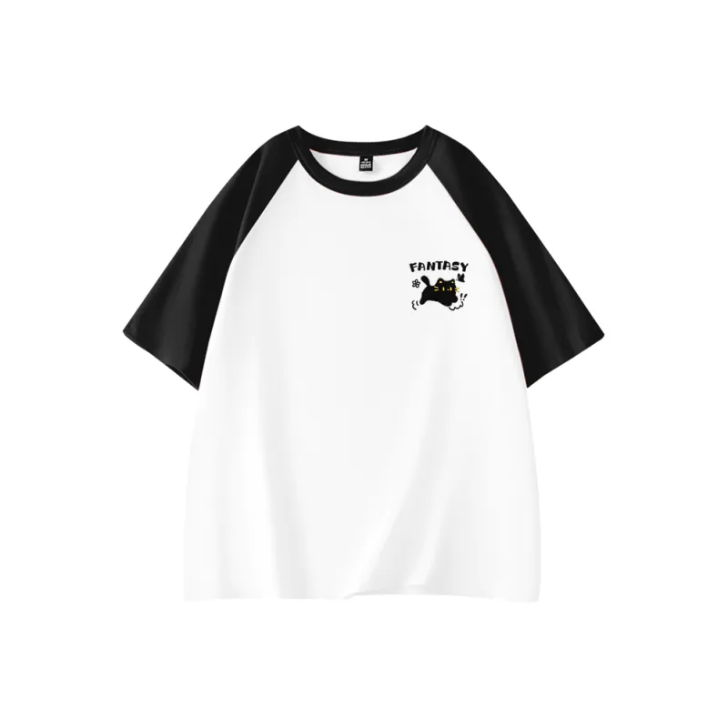 Cotton Raglan Sleeve T Shirt Women's-9