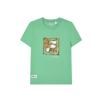 FILA x V&A LIANMINGKUAN Regular T Shirt Women's Fruit Milk Green