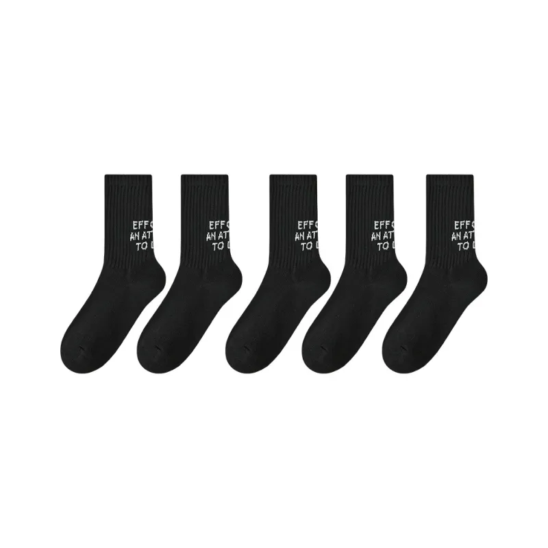 Urban Beauty Mid Calf Socks Men's 5 Pack-12