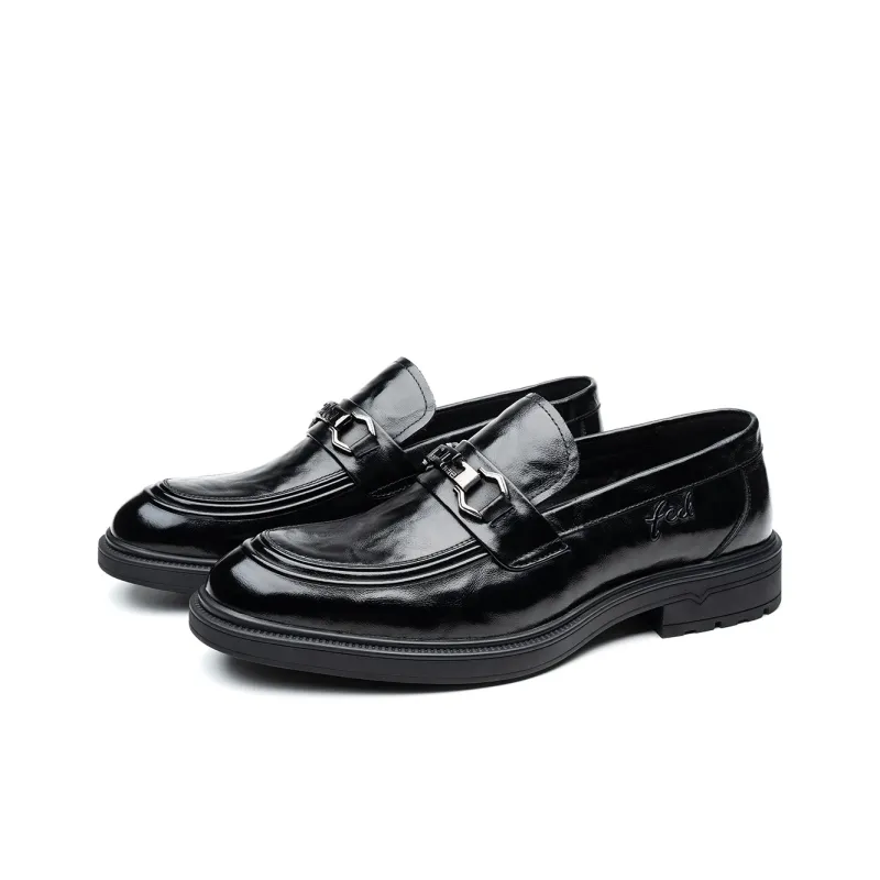 FED Men's Casual Shoes Men Low Top Black-2