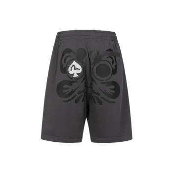 EVISU Casual Shorts Men Charcoal Gray