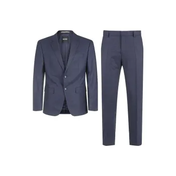HUGO BOSS FW23 Business Suits Men's Dark Blue