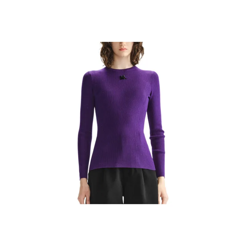 KARL LAGERFELD FW23 Sweater Women's Purple-0